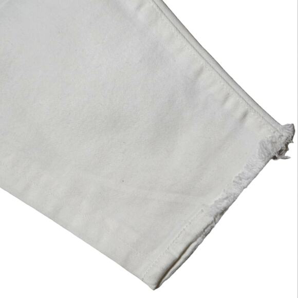 American Eagle Super Stretch White Ripped Knee Skinny Jeans Plus Size‎ 24 New - Picture 5 of 14